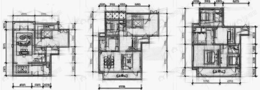 绿城凤起兰庭4室4厅5卫户型图