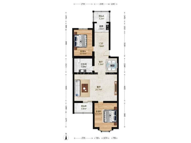 整租·苏庄二里