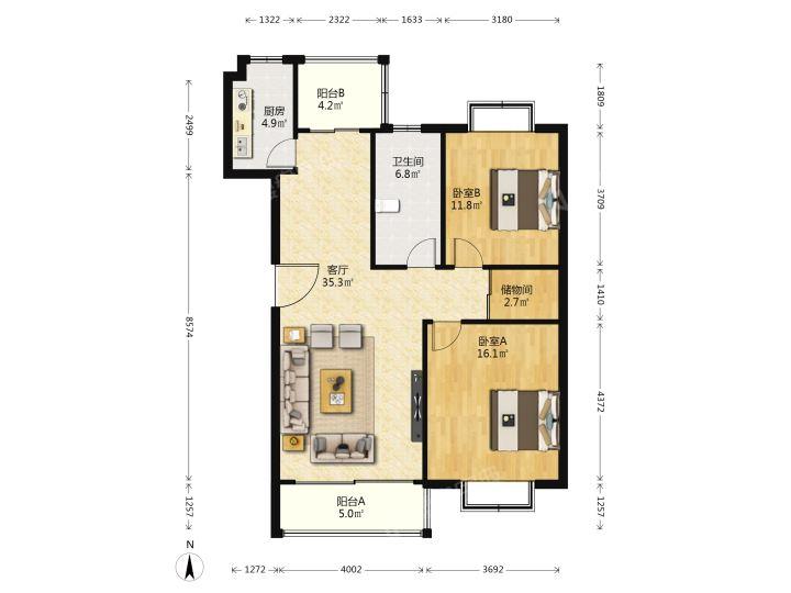 整租·天辰花园