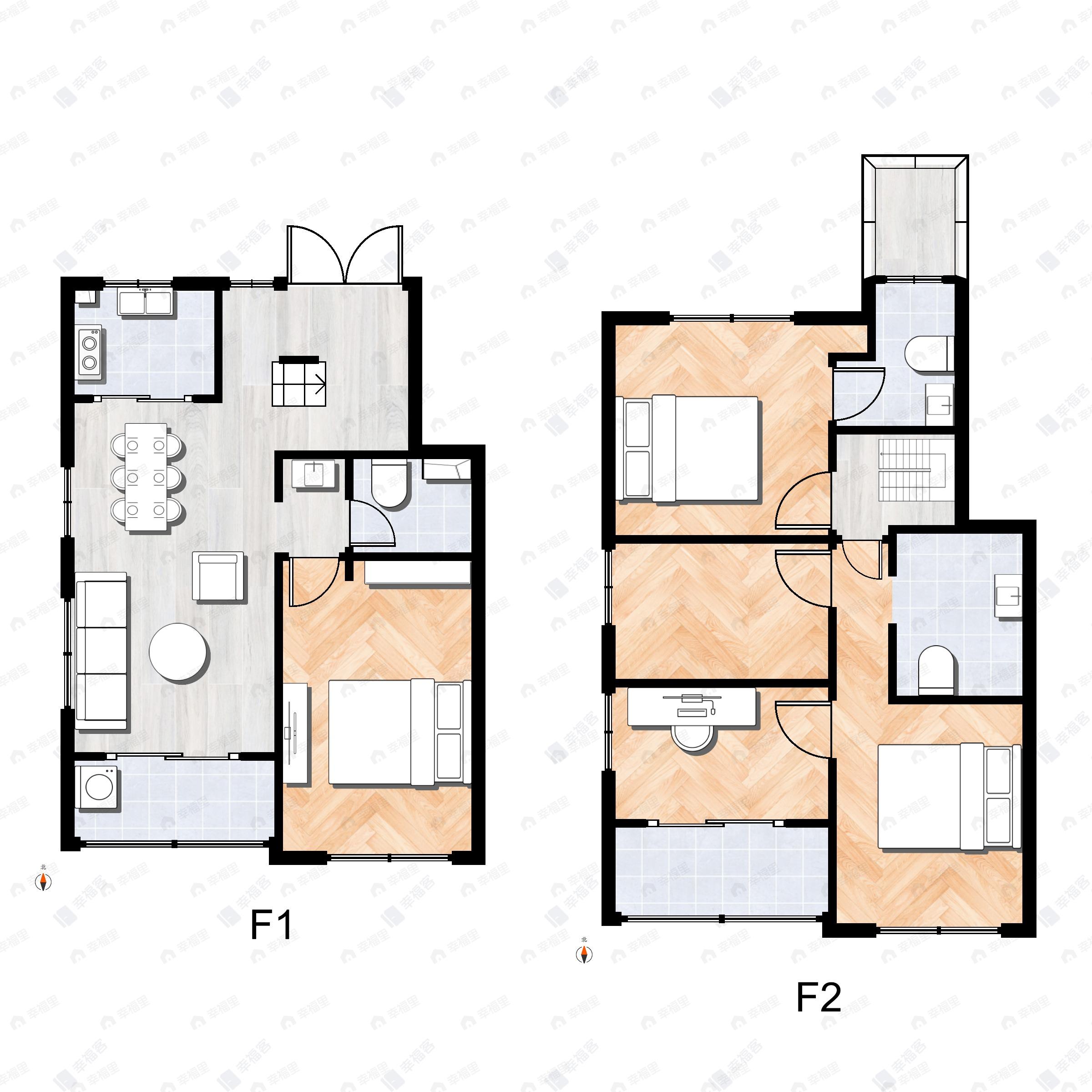 中御公馆5室2厅3卫户型图