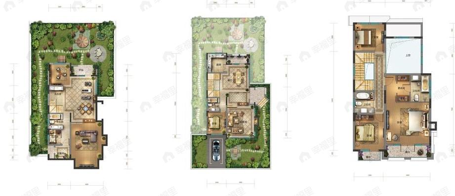 阳光城君山墅4室3厅4卫户型图