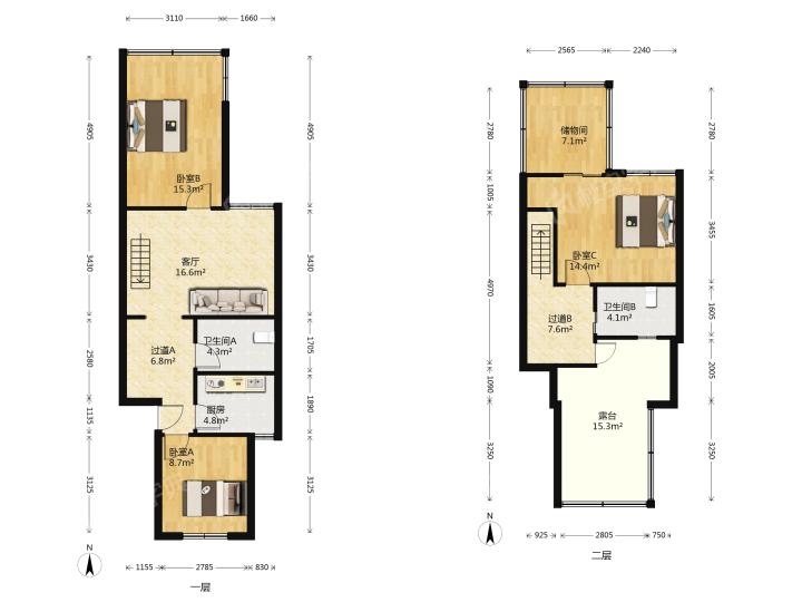 整租·三色花园