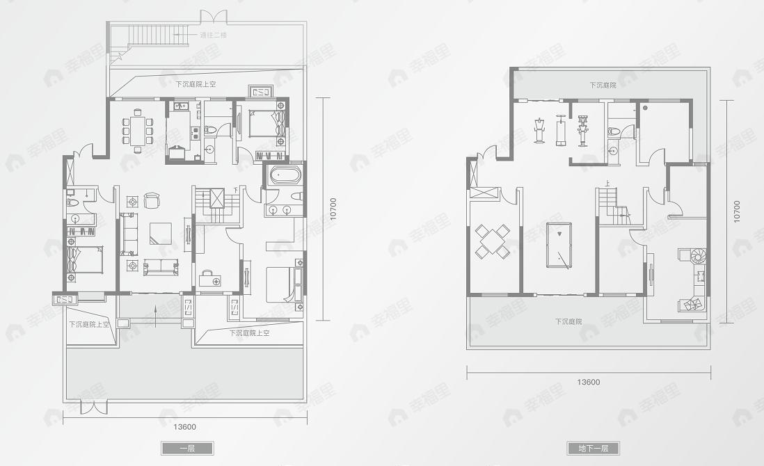 山水香堤溪岸9室3厅4卫户型图