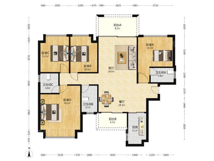 整租·盛和园(东区)