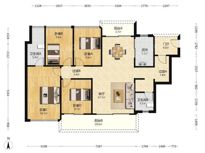 整租·亚运城(天韵)