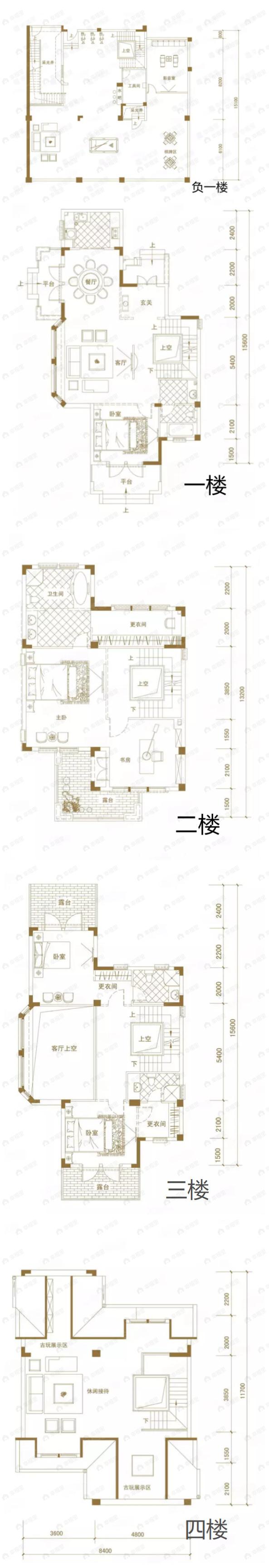 龙旺康桥丹堤11室3厅7卫户型图