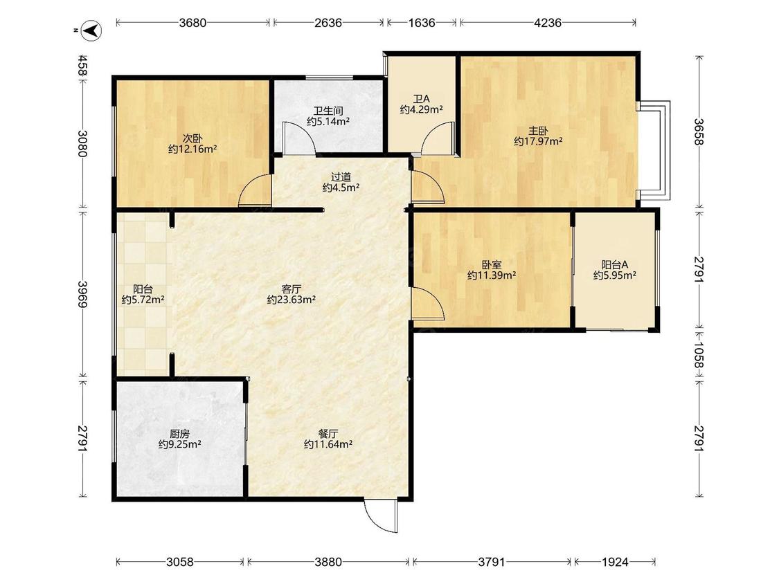 整租·柴桑春天(一区)