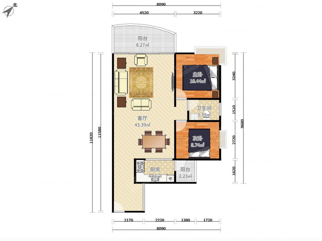 整租·金域豪庭(二期)