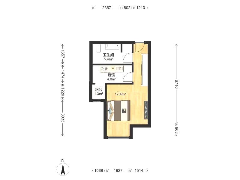 整租·鸿坤理想城(八期)
