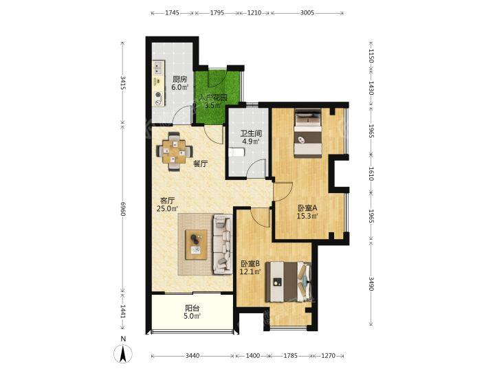 整租·万科府前一号