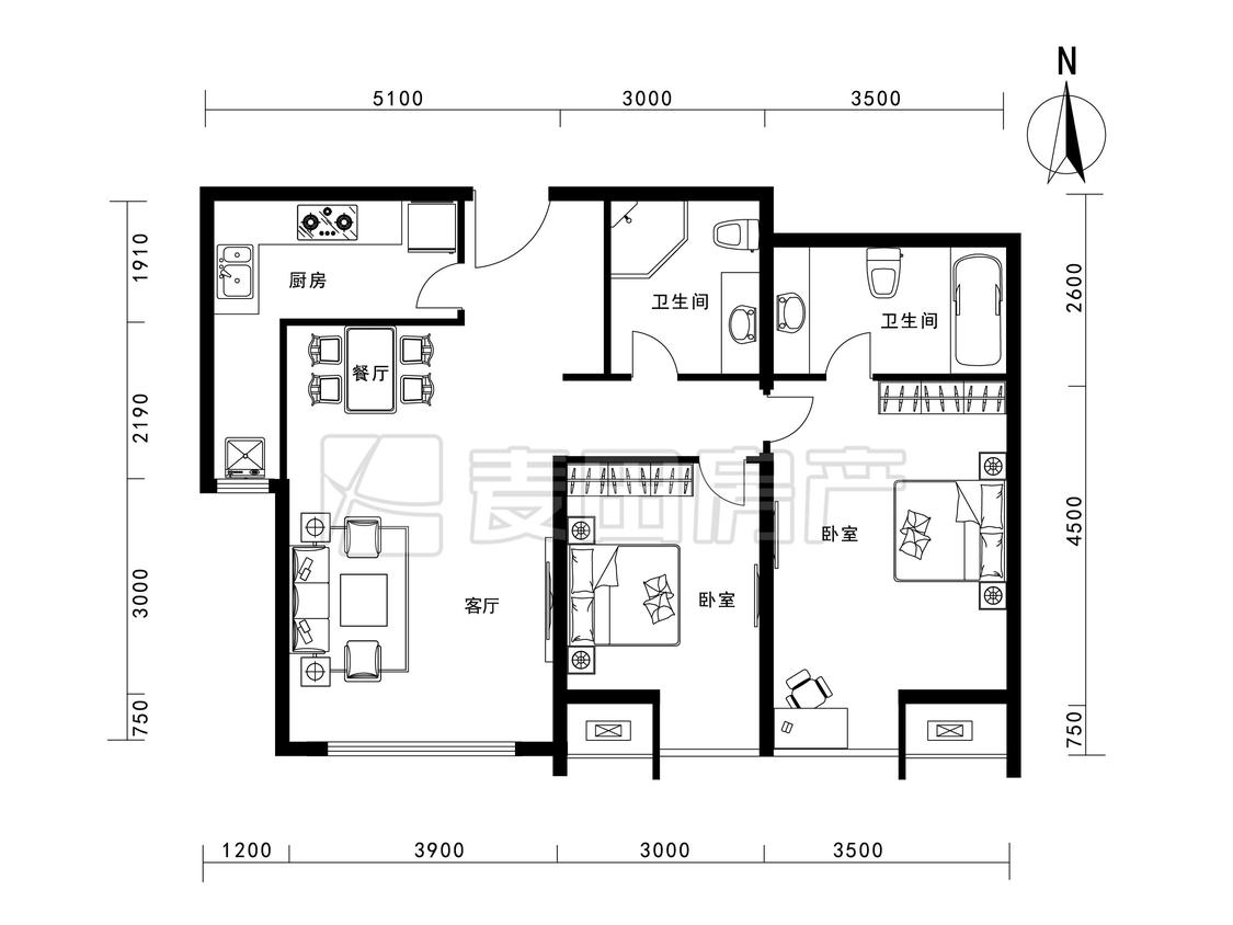 整租·融科橄榄城(一期)
