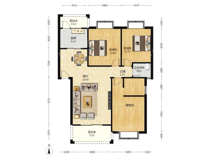 整租·金海岸天府花园水城