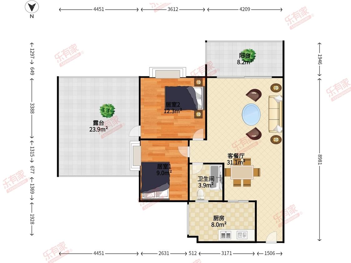 整租·汉基花园