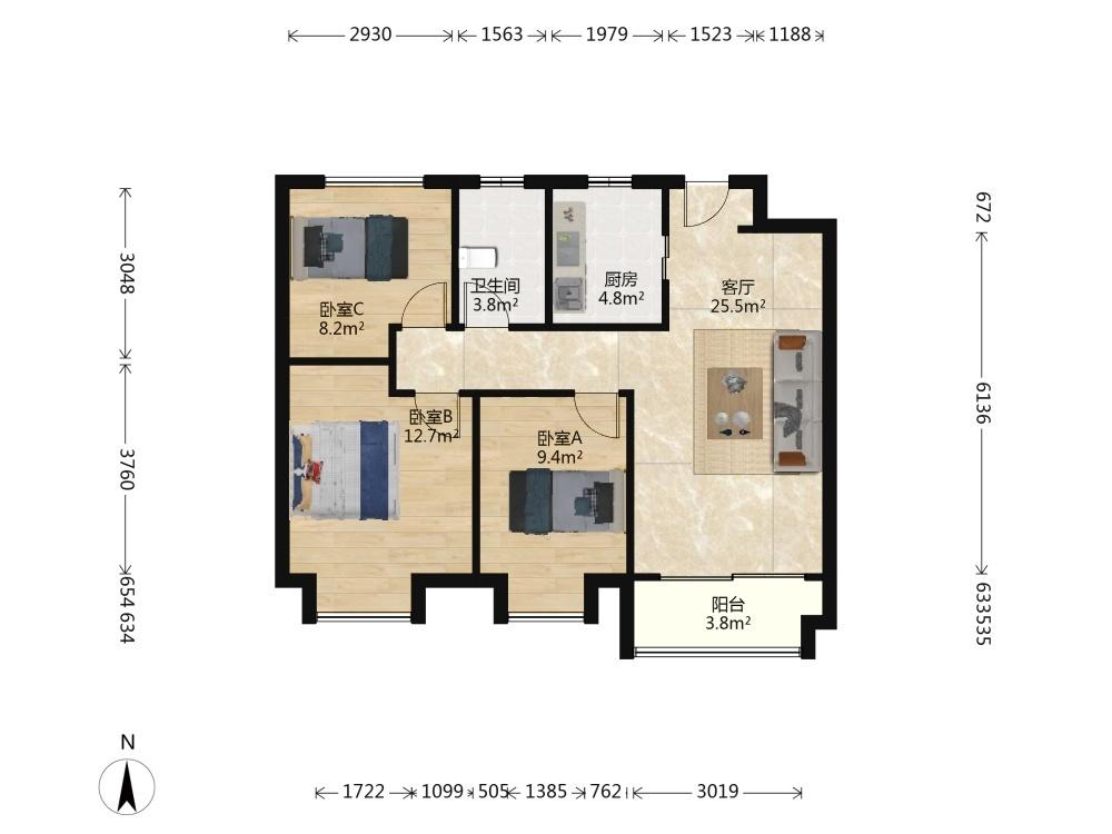 整租·中海左岸澜庭
