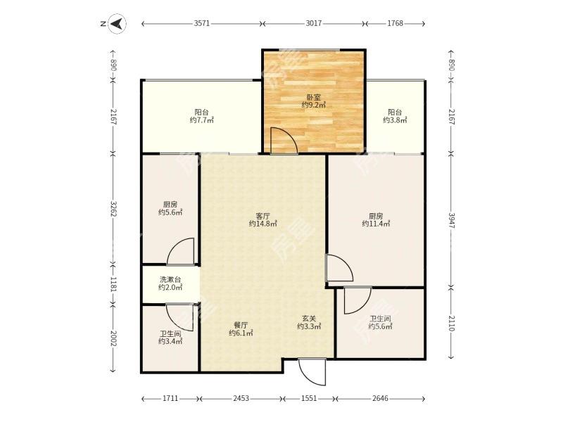 整租·滨江俊园(二期塞纳)