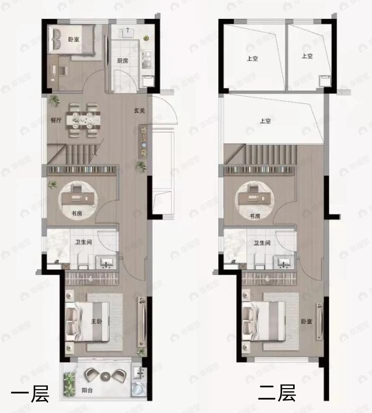 中天大家宸澜学府5室2厅2卫户型图