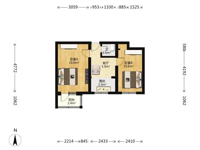 整租·天堂河小区(南区)