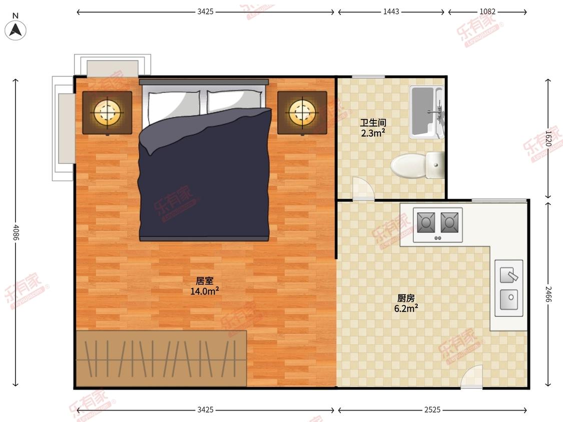 整租·彩天名苑