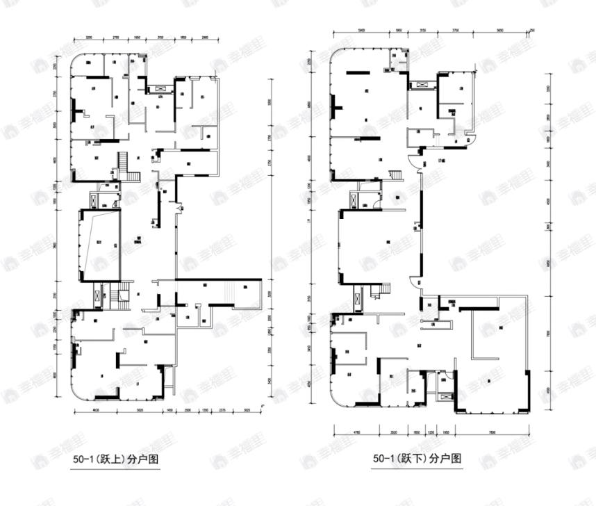 国浩18T9室6厅7卫户型图