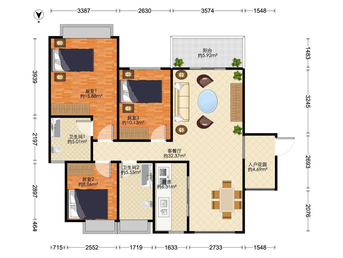 整租·越秀星汇名庭