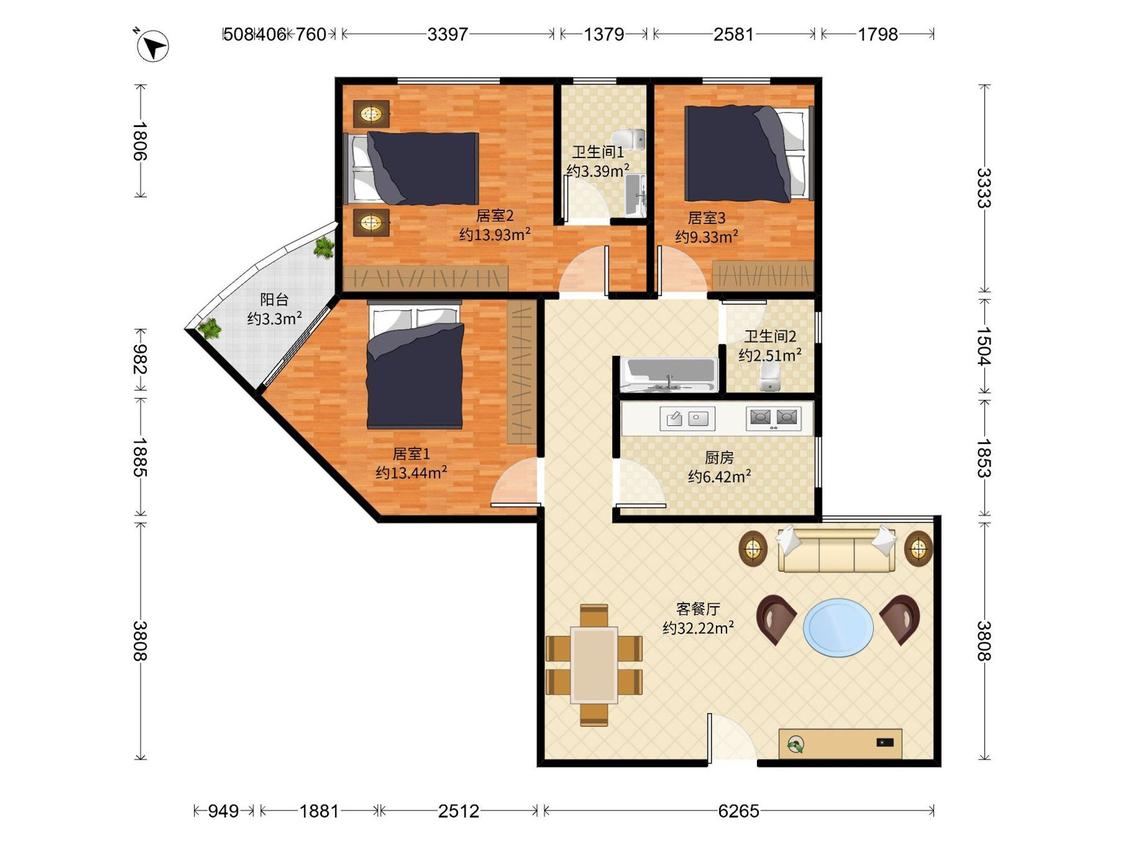 整租·长安花园