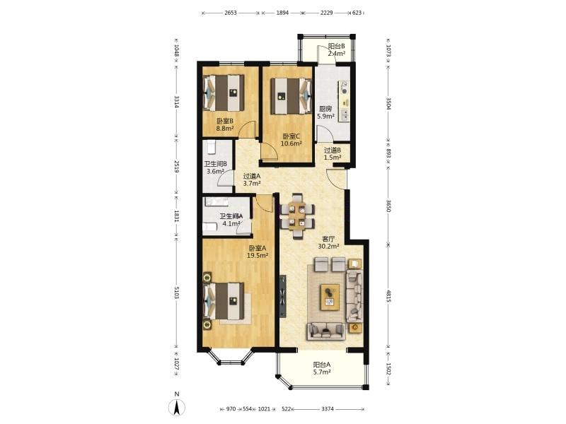 整租·瑞丽江畔(南区)