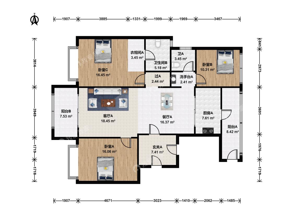 整租·金辉禹洲金陵铭著