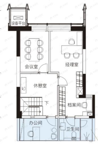 罗牛山玖悦台3室2厅2卫户型图