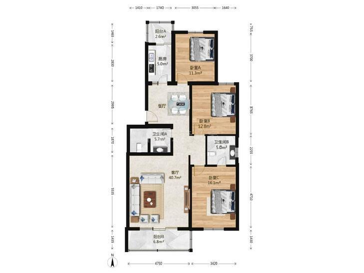 整租·金鑫苑小区