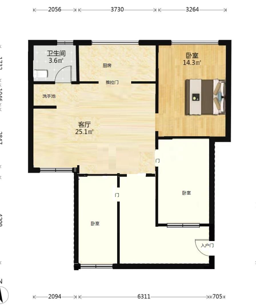 整租·天洋城4代2期