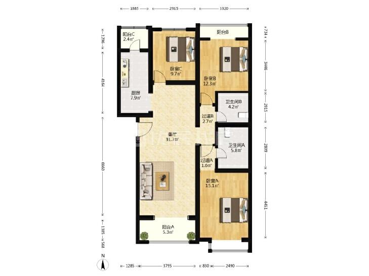 整租·柏阳景园