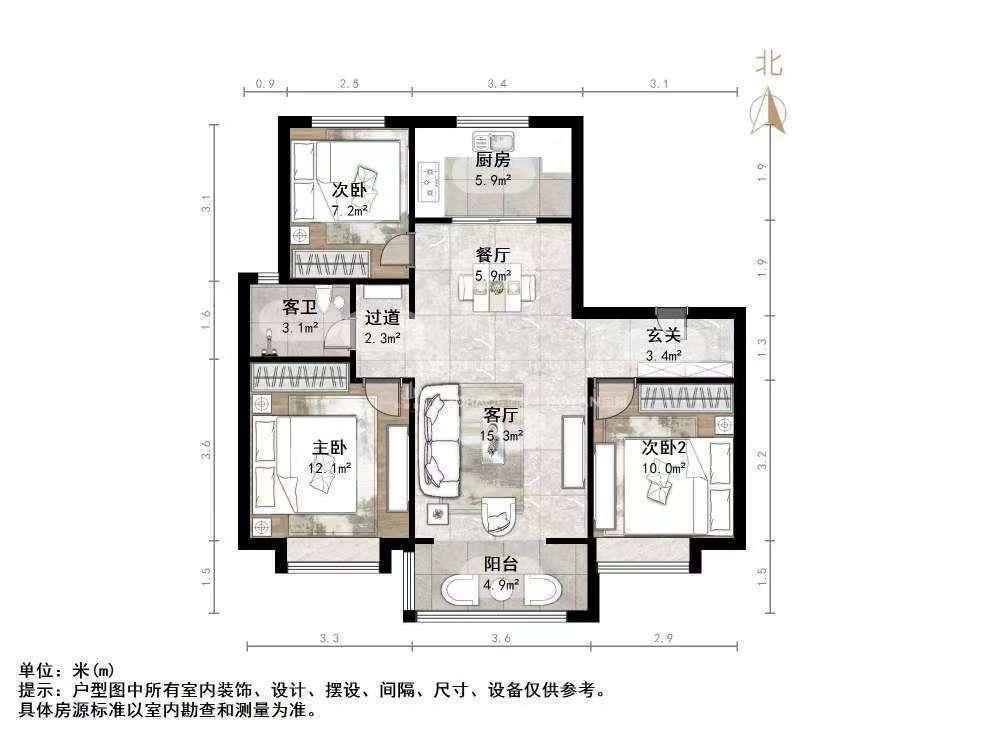 整租·金科华都学林府