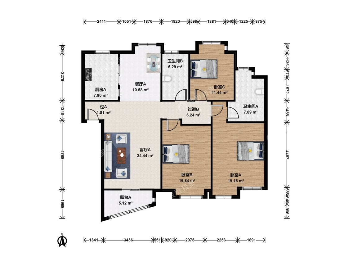 整租·恒达清水园