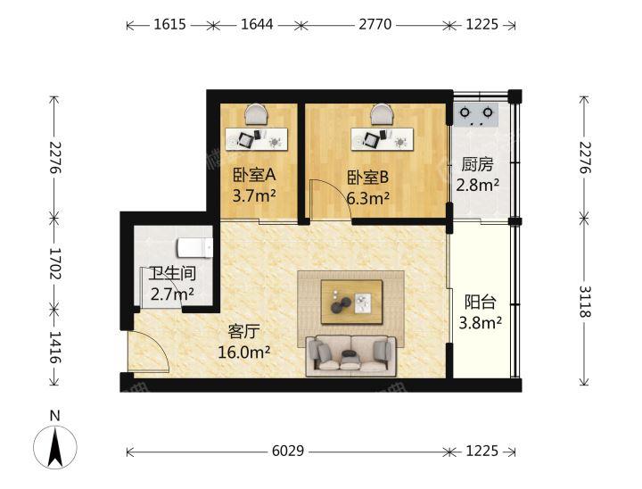 整租·湖里大唐世家(一期)