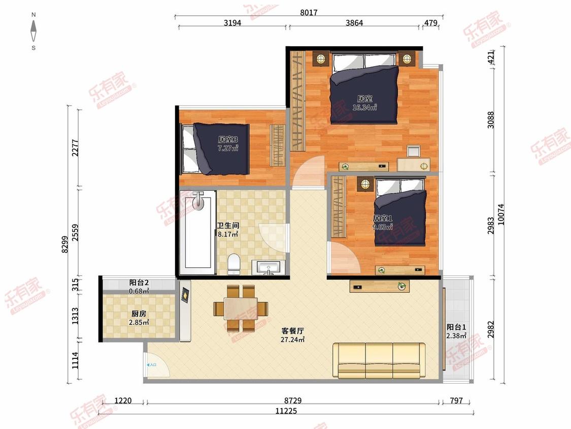 整租·京基水贝时代广场