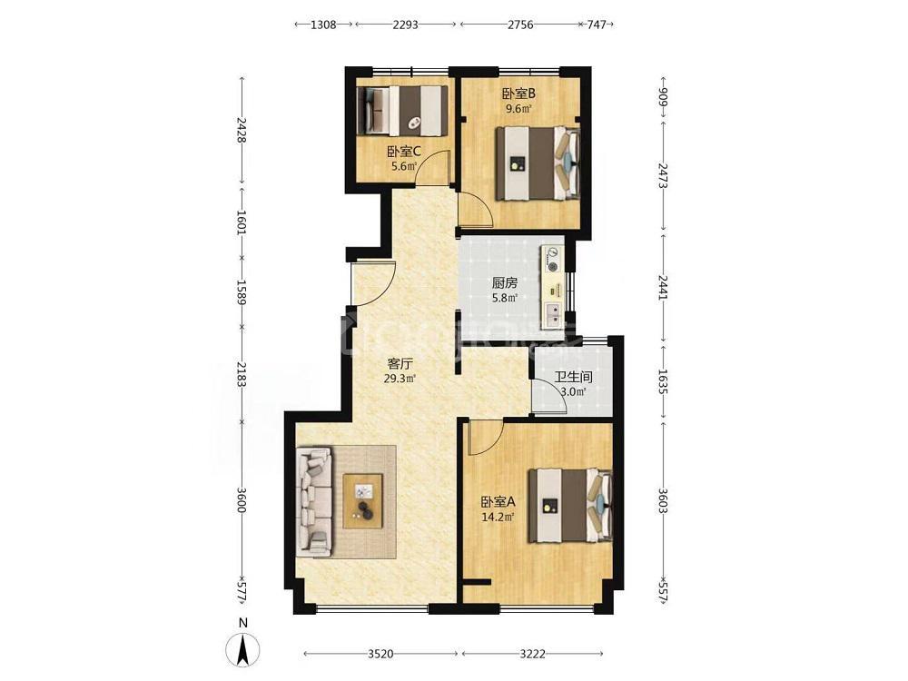 整租·天房美棠