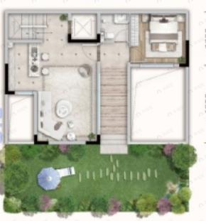 金茂国际新城4室3厅5卫户型图