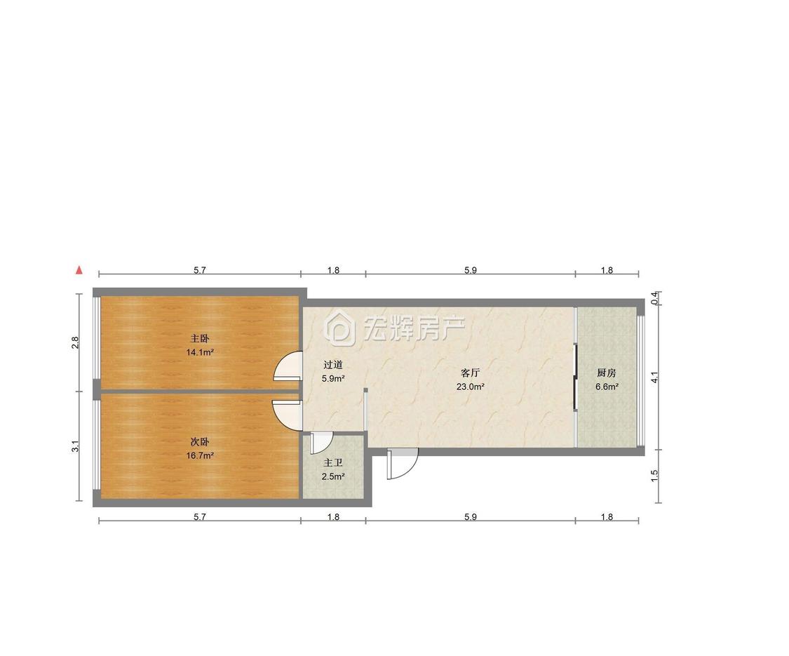 整租·新九洲花园(二区)
