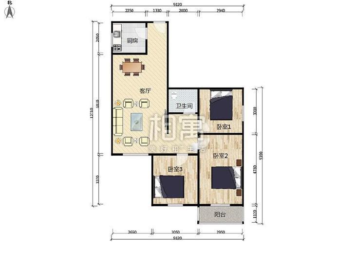 整租·首钢黄南苑居民小区