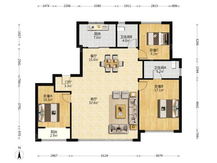 整租·绿城西安和庐小区