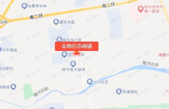 金地名京商铺效果图