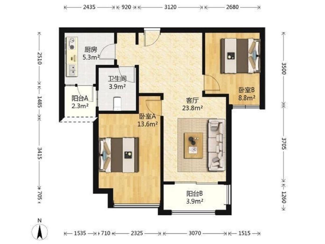 整租·恒大中央广场(二期)