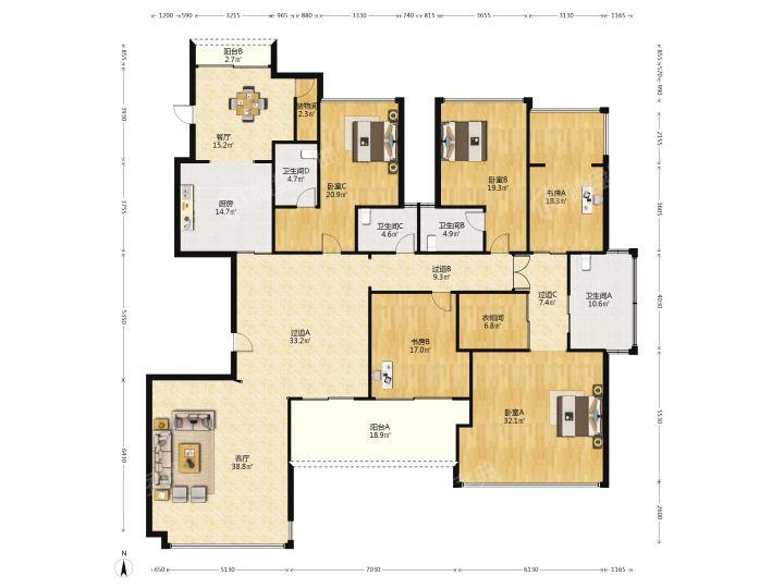 整租·美的广场(擎峰)