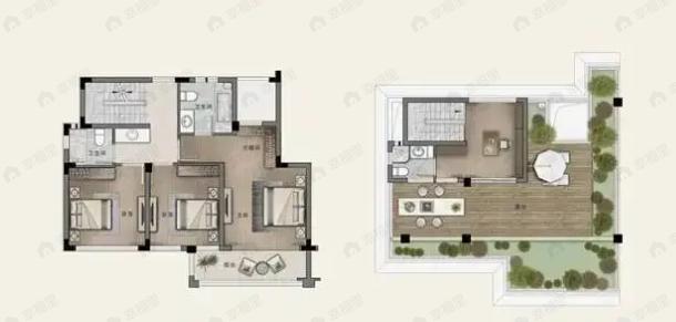 之江明月府5室2厅4卫户型图