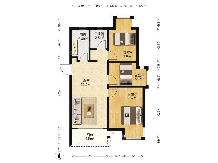 整租·吾悦华府