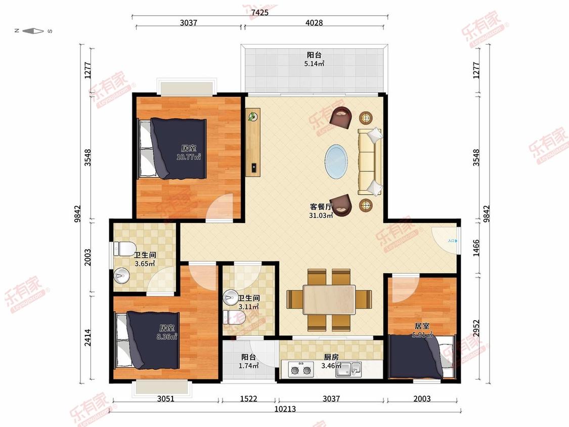 整租·宏都新城