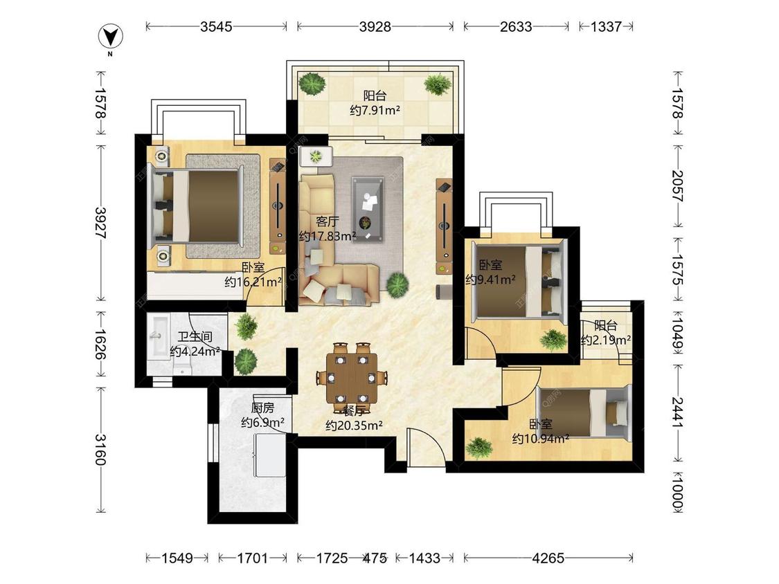 整租·中海名钻