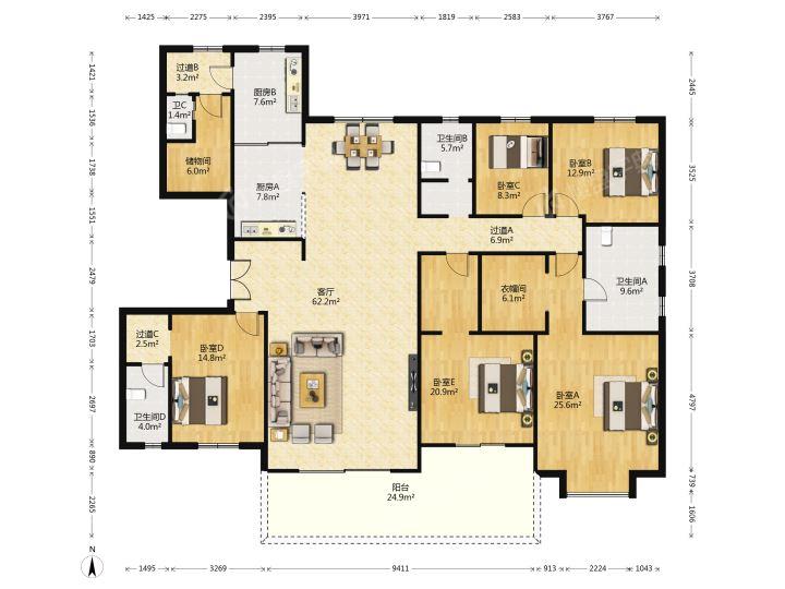 整租·碧桂园翡翠台