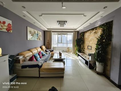 城北朝阳整租 金盘小区2室2厅/111平/高楼层