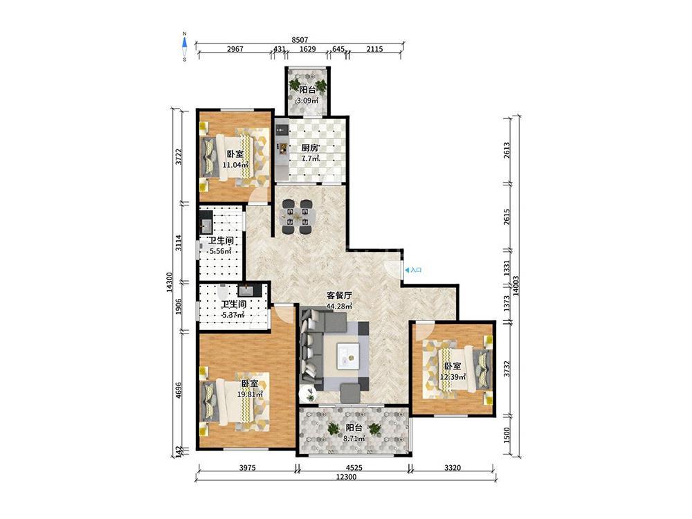 整租·惠灵顿海上花苑